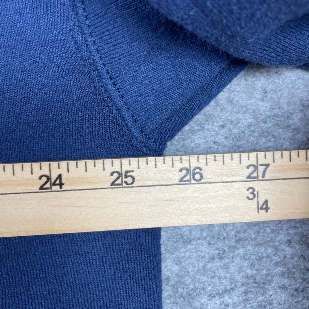 VTG Pittsburgh Panthers Sweatshirt Mens XL Navy Hanes Heavyweight Pitt Crewneck - Picture 7 of 9